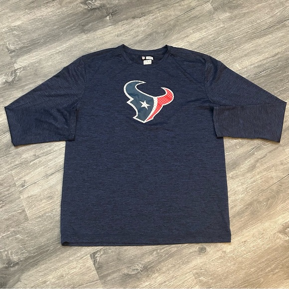 NFL Team Apparel Other - 💎 3/$30 Houston Texans NFL Team Apparel Blue Lightweight Long Sleeve Mens Large